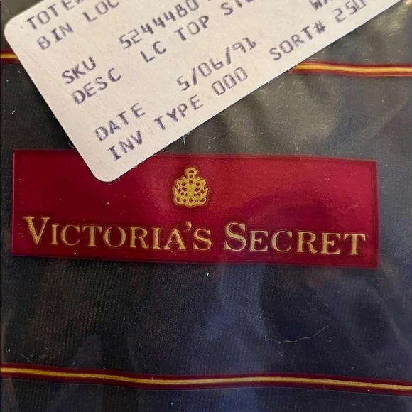 Vtg Victoria Secret Gold Label L Sheer Thigh High Lace Top Seamed Stockings BLK